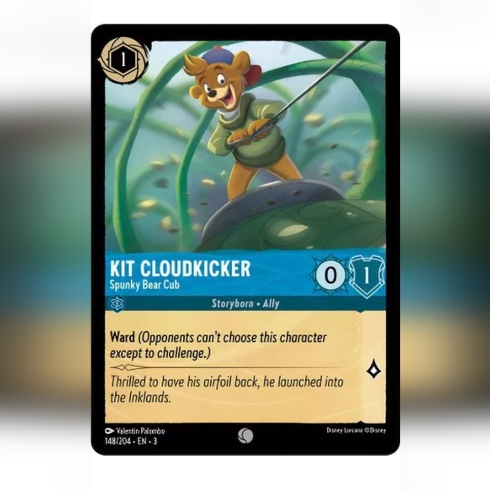 Kit Cloudkicker 🔥 Talespin 🔥 Disney Lorcana Trading Card TCG